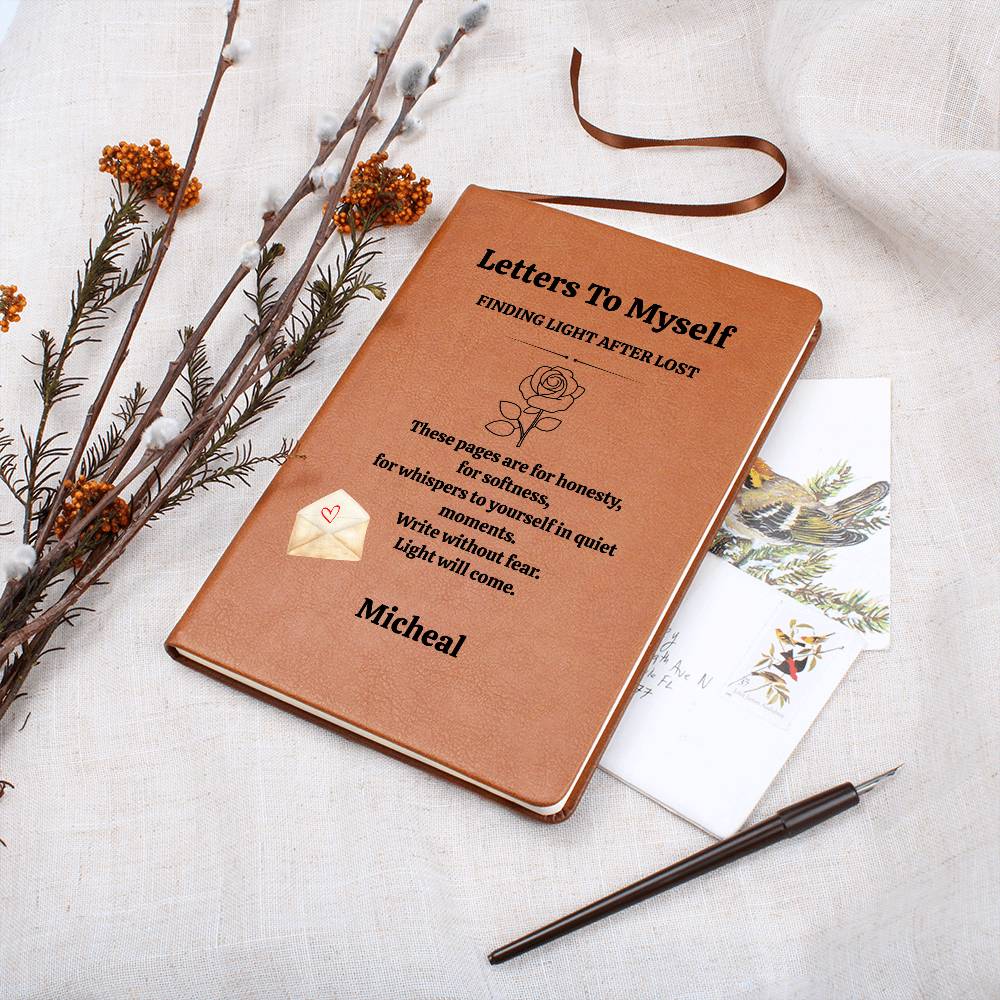 Graphic Journal, Personalized Journal, Grief journal for loss one, Healing journal, Memory journal, Bereavement gift, Sympathy gift