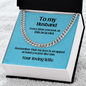 To my Husband Cuban link chain