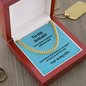 To my Husband Cuban link chain