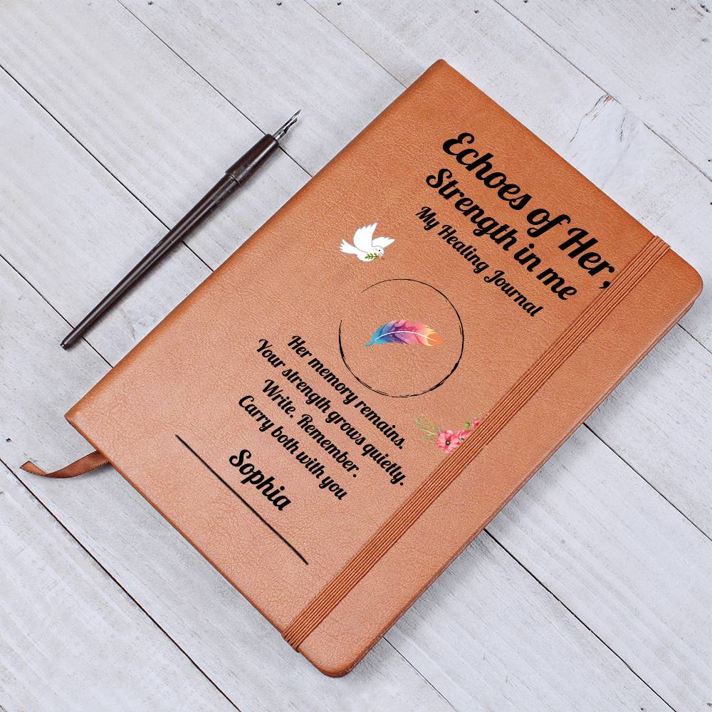 When You Left, I Kept Writing, Personalized Greif Journal, Memorial Writing Notebook, Bereavement Gifts for Healing  & Reflection