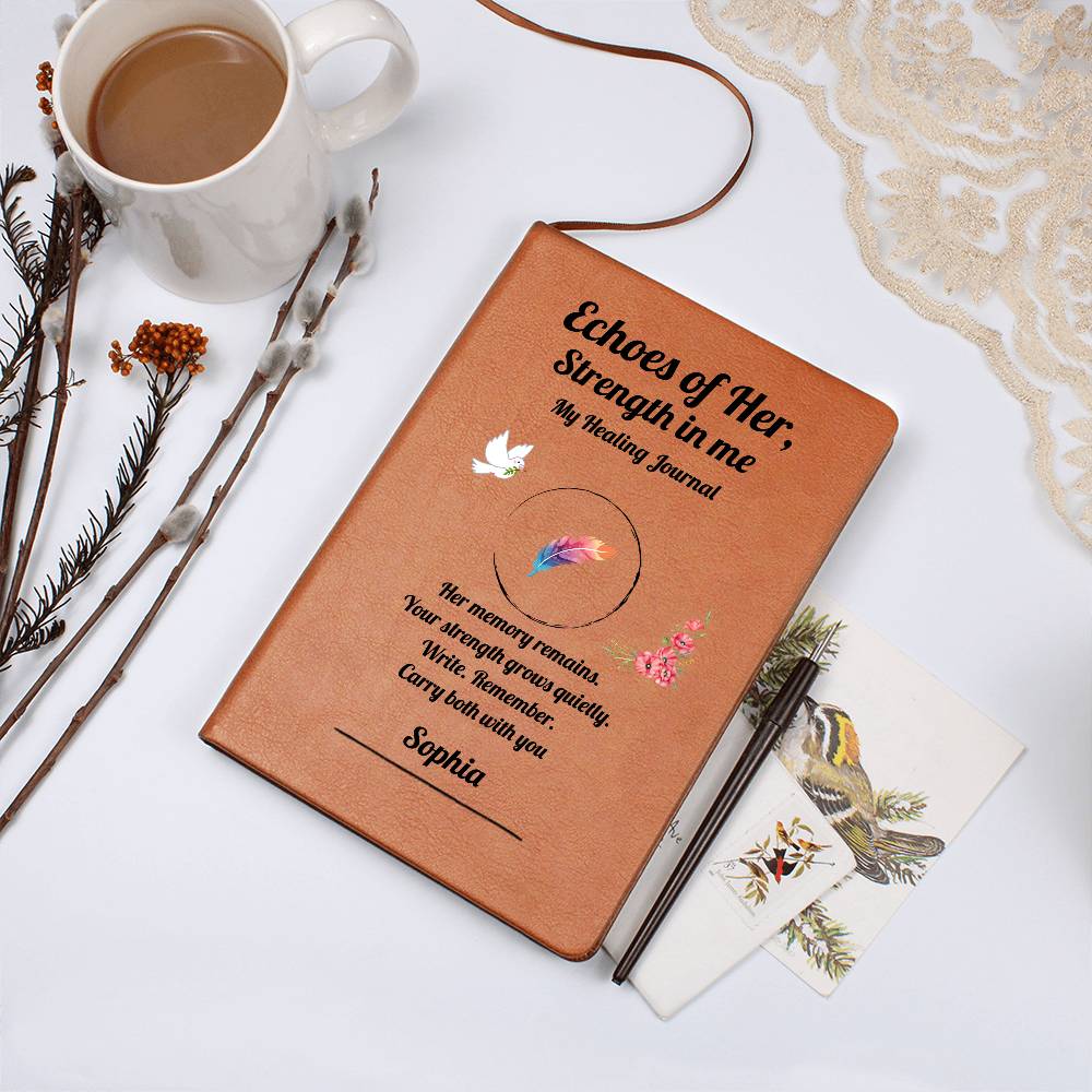 When You Left, I Kept Writing, Personalized Greif Journal, Memorial Writing Notebook, Bereavement Gifts for Healing  & Reflection