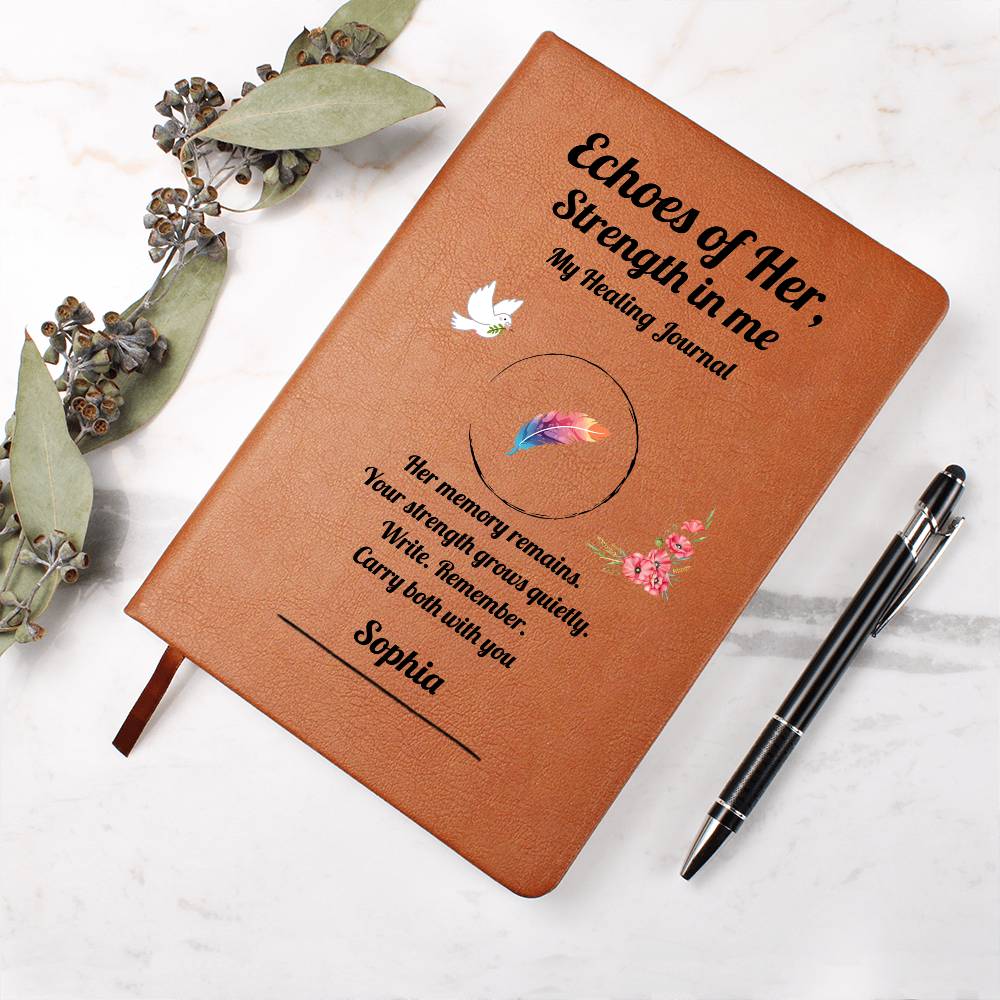 When You Left, I Kept Writing, Personalized Greif Journal, Memorial Writing Notebook, Bereavement Gifts for Healing  & Reflection