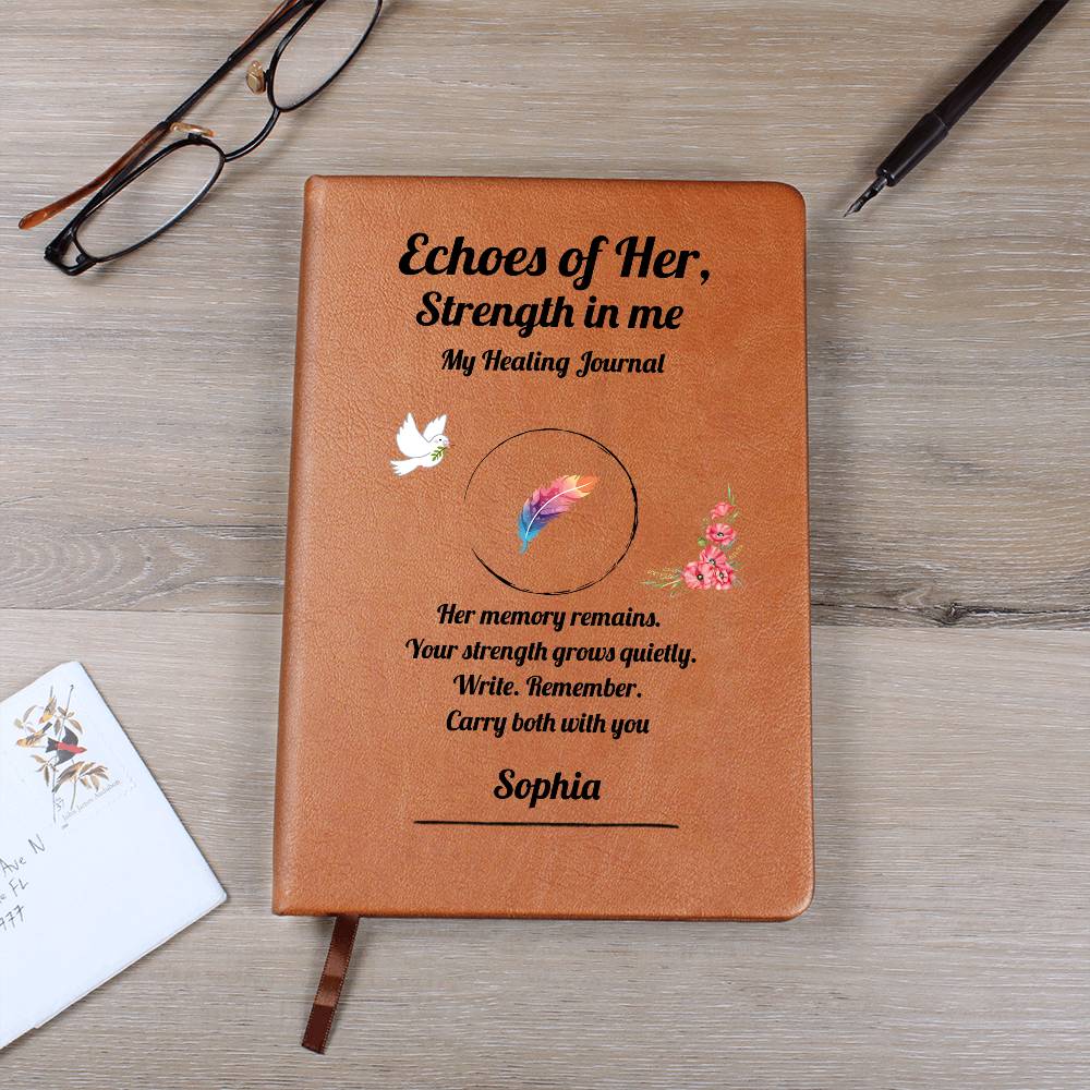 When You Left, I Kept Writing, Personalized Greif Journal, Memorial Writing Notebook, Bereavement Gifts for Healing  & Reflection
