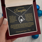 To My Beautiful Daughter Forever Love Necklace From the moment