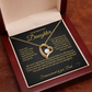 To My Beautiful Daughter Forever Love Necklace From the moment