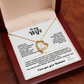 To My Wife Forever Love Necklace I Know i'm not perfect