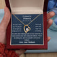 My Beautiful Princess- Love Knot Necklace husband