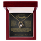 To My Beautiful Daughter Forever Love Necklace From the moment
