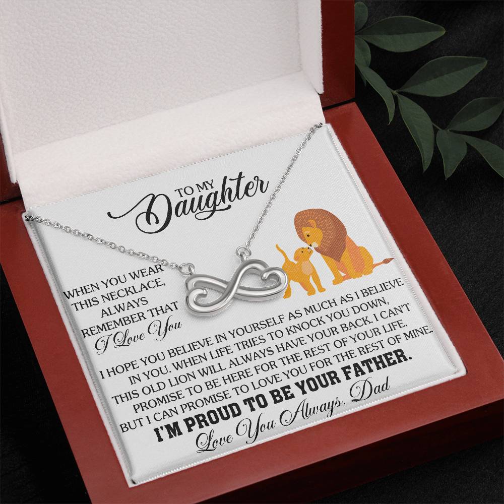 To my Daughter- Endless Love Necklace