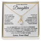 To my Beautiful Daughter-Alluring Beauty Necklace