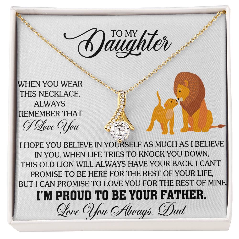 To my Daughter- Alluring Beauty Necklace