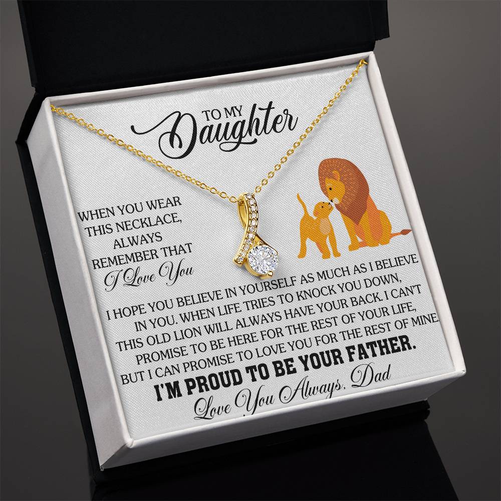 To my Daughter- Alluring Beauty Necklace