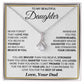 To my Beautiful Daughter-Alluring Beauty Necklace