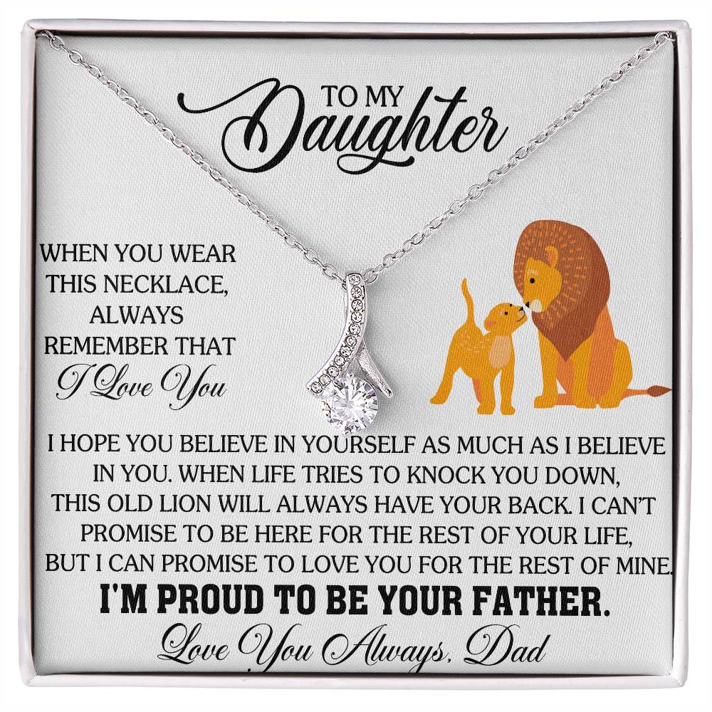 To my Daughter- Alluring Beauty Necklace