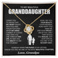To my Granddaughter- Love Knot Necklace