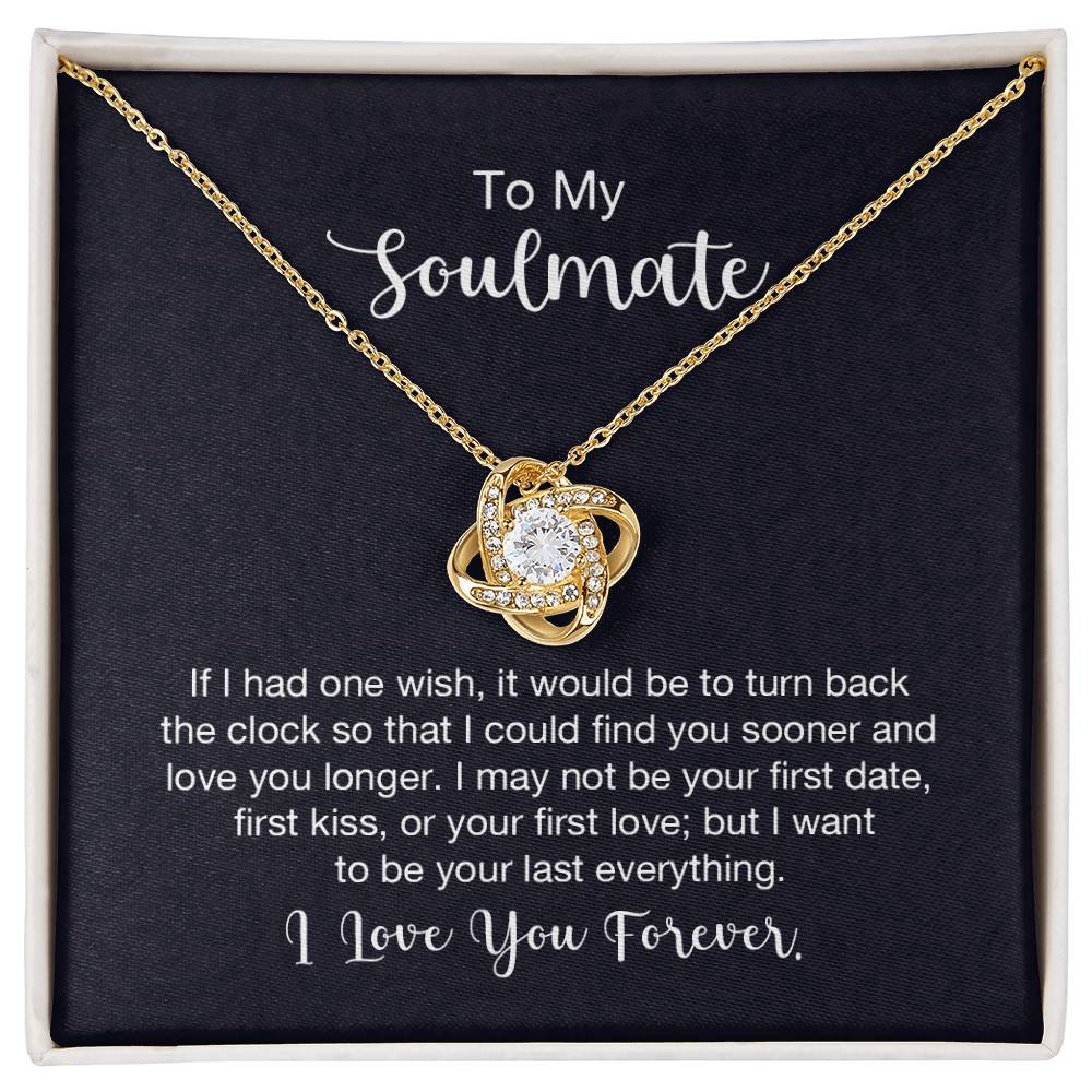 To My Soulmate-Love Knot Neckless