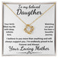 To my beloved Daughter-Love knot necklace