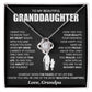 To my Granddaughter- Love Knot Necklace