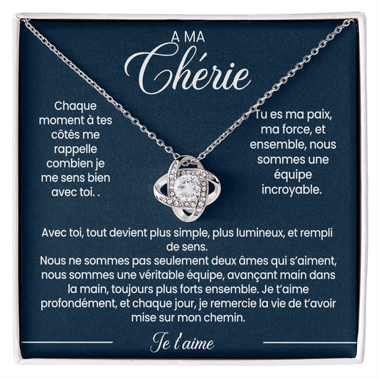 A ma Chérie- Love Knot Necklace