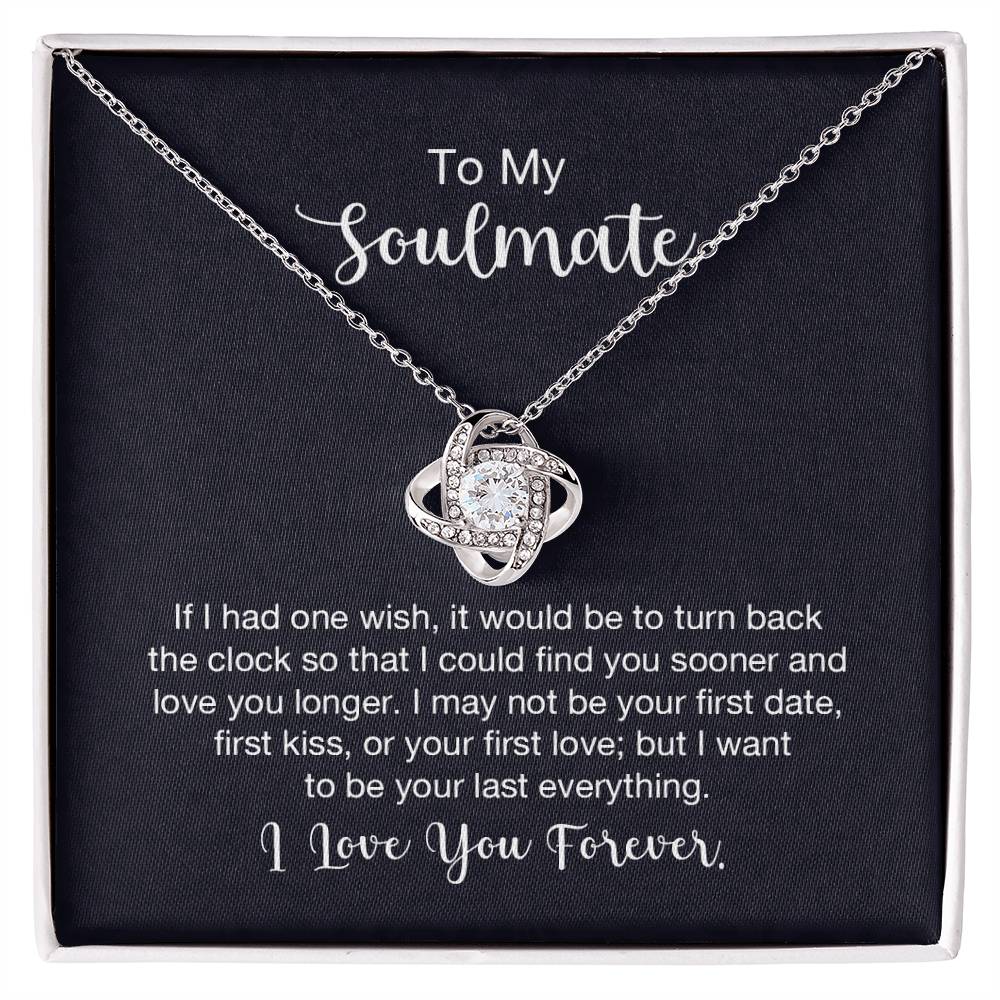 To My Soulmate-Love Knot Neckless