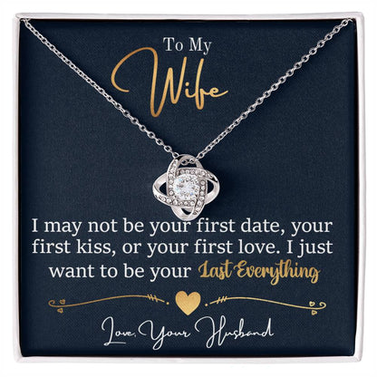 To my Wife- Love Knot Necklace from Husband