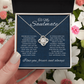 To my Soulmate Love Knot Necklace