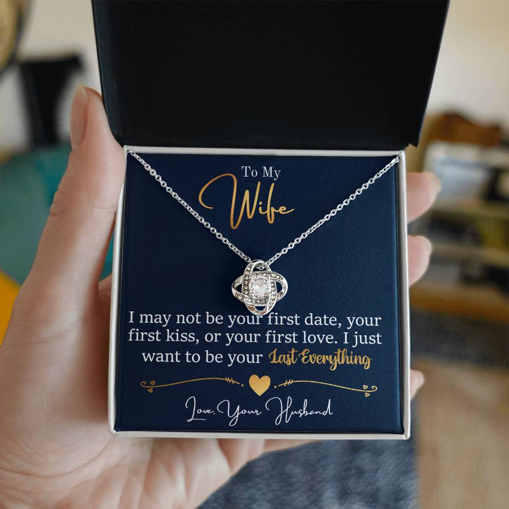 To my Wife- Love Knot Necklace from Husband