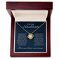 To my Soulmate Love Knot Necklace