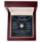 To my beautiful Daughter- Love Knot Necklace from parents