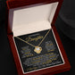To My Beautiful Daughter- Love Knot Necklace