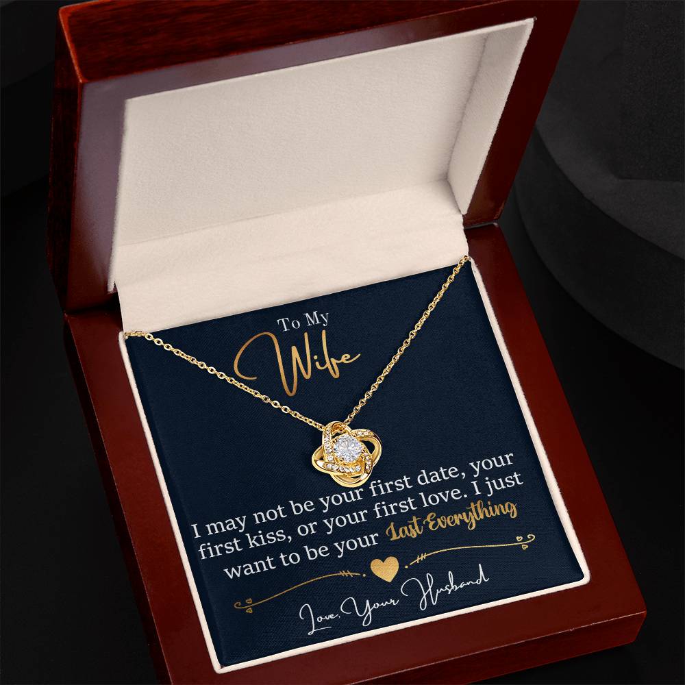 To my Wife- Love Knot Necklace from Husband