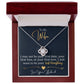 To my Wife- Love Knot Necklace from Husband