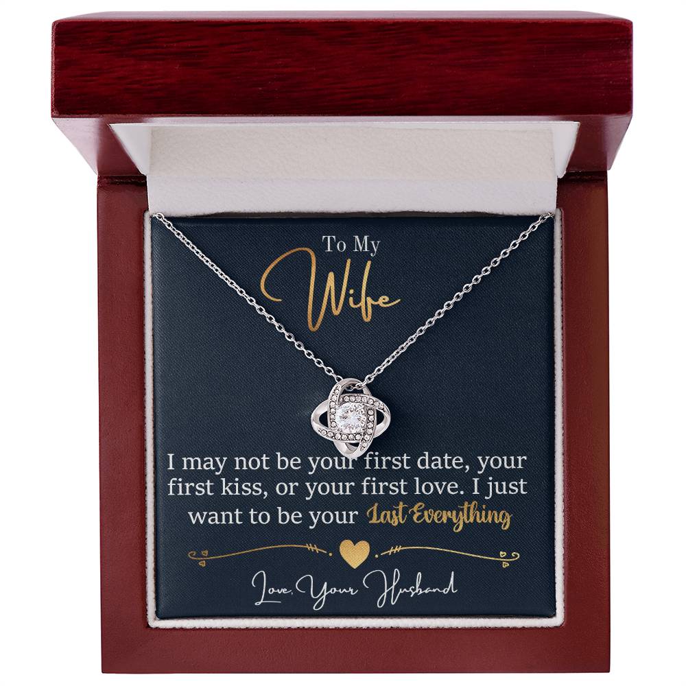 To my Wife- Love Knot Necklace from Husband