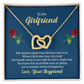 To My Girlfriend Interlocking heart from Boyfriend