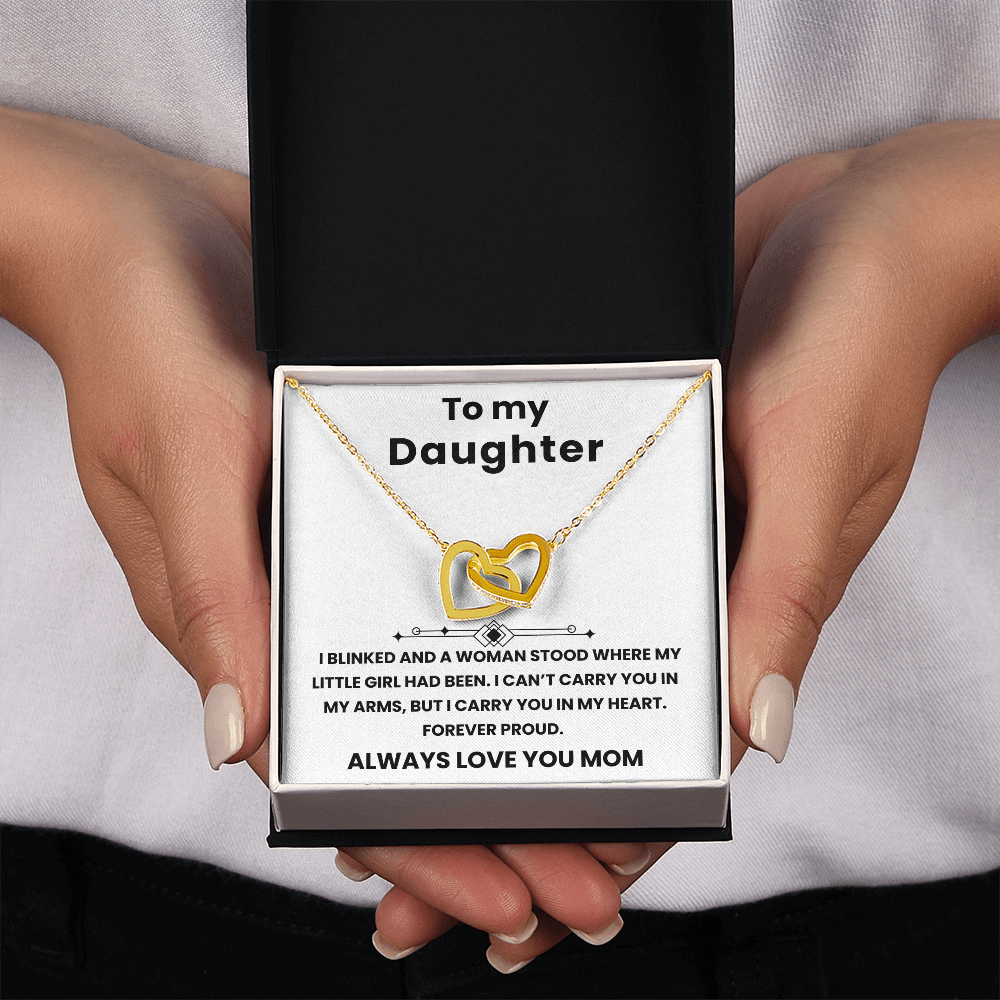 Interlocking Heart to My Daughter from Mom