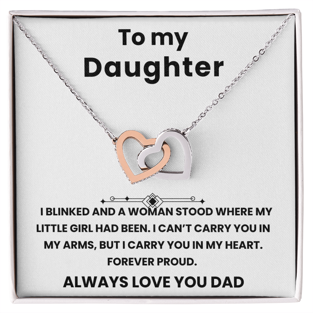 Interlocking Heart to My Daughter from Dad