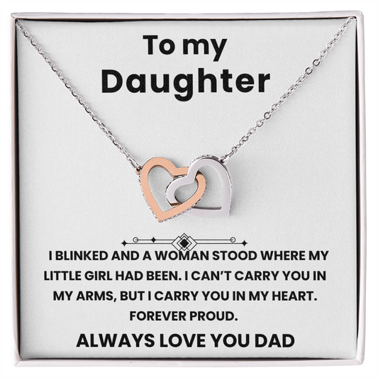 Interlocking Heart to My Daughter from Dad