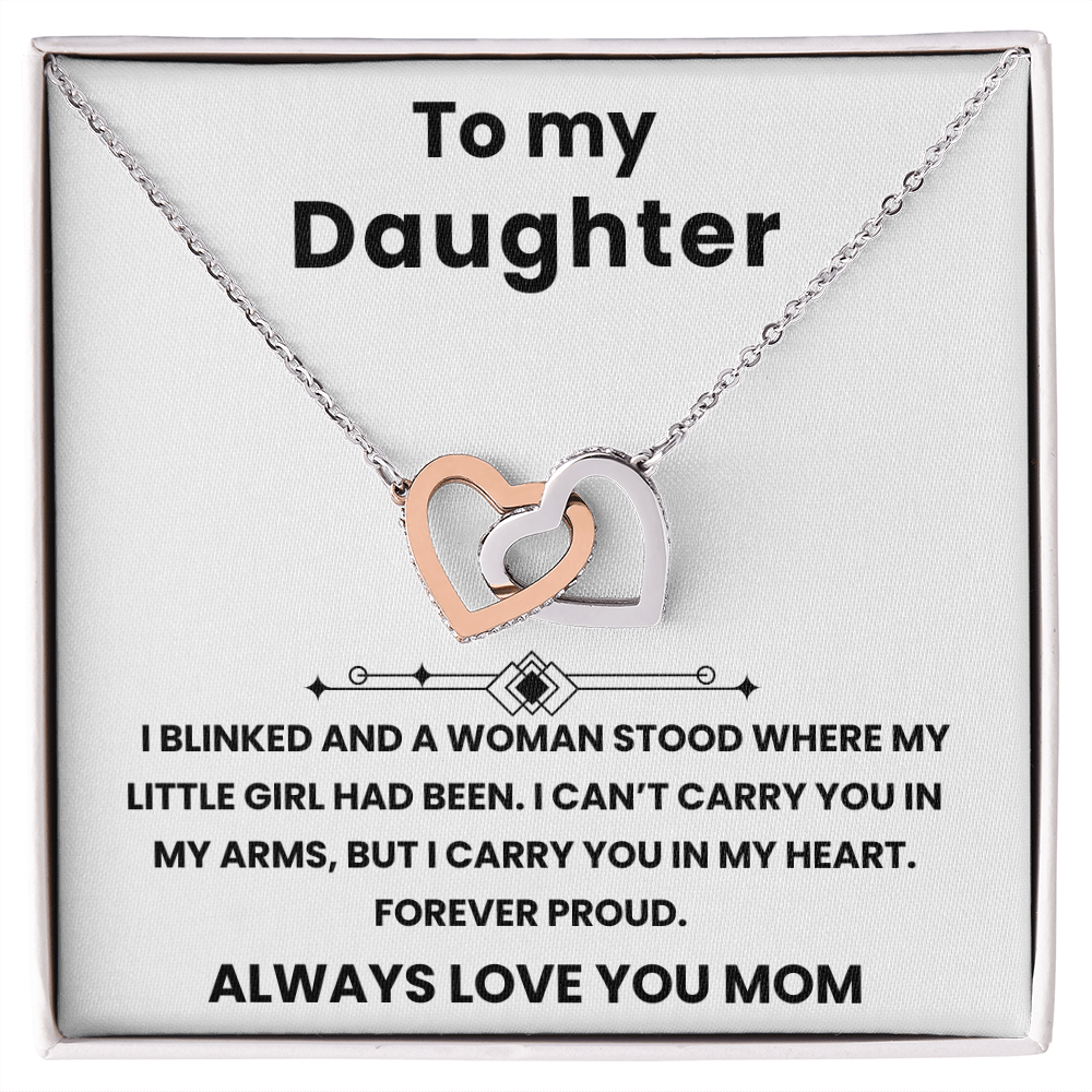 Interlocking Heart to My Daughter from Mom
