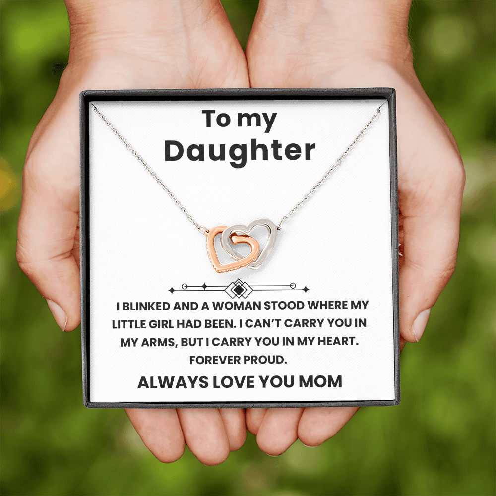 Interlocking Heart to My Daughter from Mom