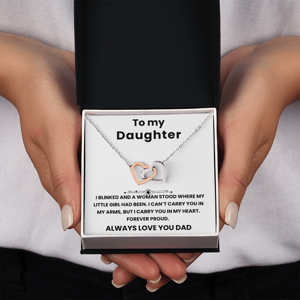 Interlocking Heart to My Daughter from Dad