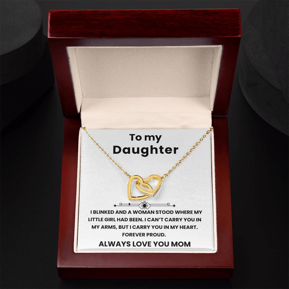 Interlocking Heart to My Daughter from Mom