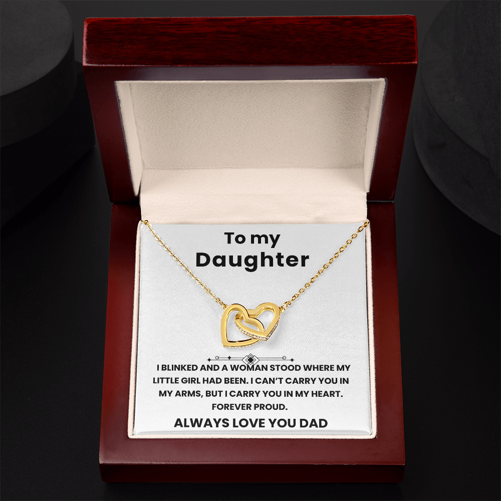 Interlocking Heart to My Daughter from Dad