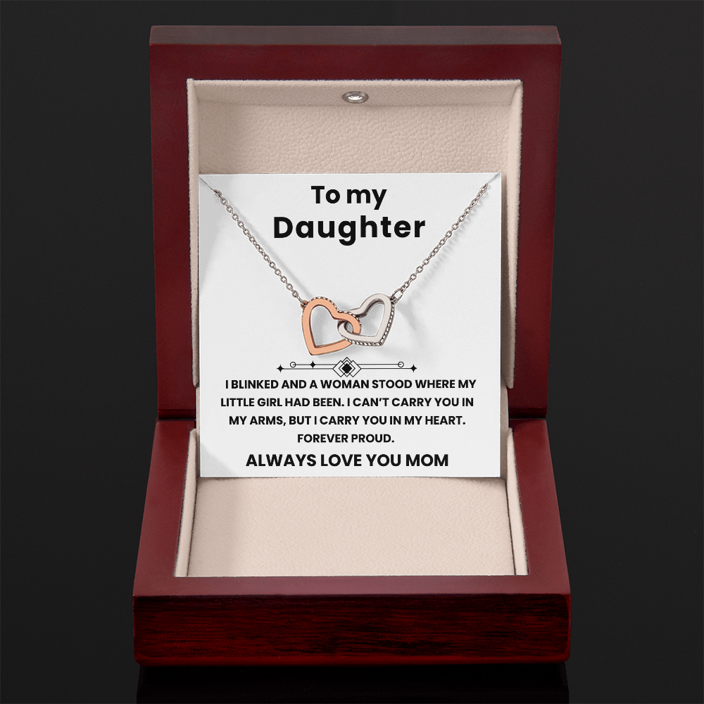 Interlocking Heart to My Daughter from Mom