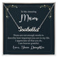 To my mother-Signature Name Necklace words are not enough