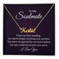 To my soulmate- Signature Name Necklace from our first meeting