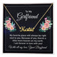 To my girlfriend- Signature Name Necklace my favorite place