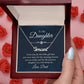 To my Daughter- Signature name necklace