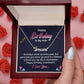 To my wife-Signature Name Necklace Happy birthday