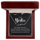To my Bestie- signature Name Necklace