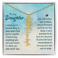 To my Daughter-Flower Name Necklace